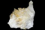 Wide Quartz Crystal Cluster - Brazil #121427-1